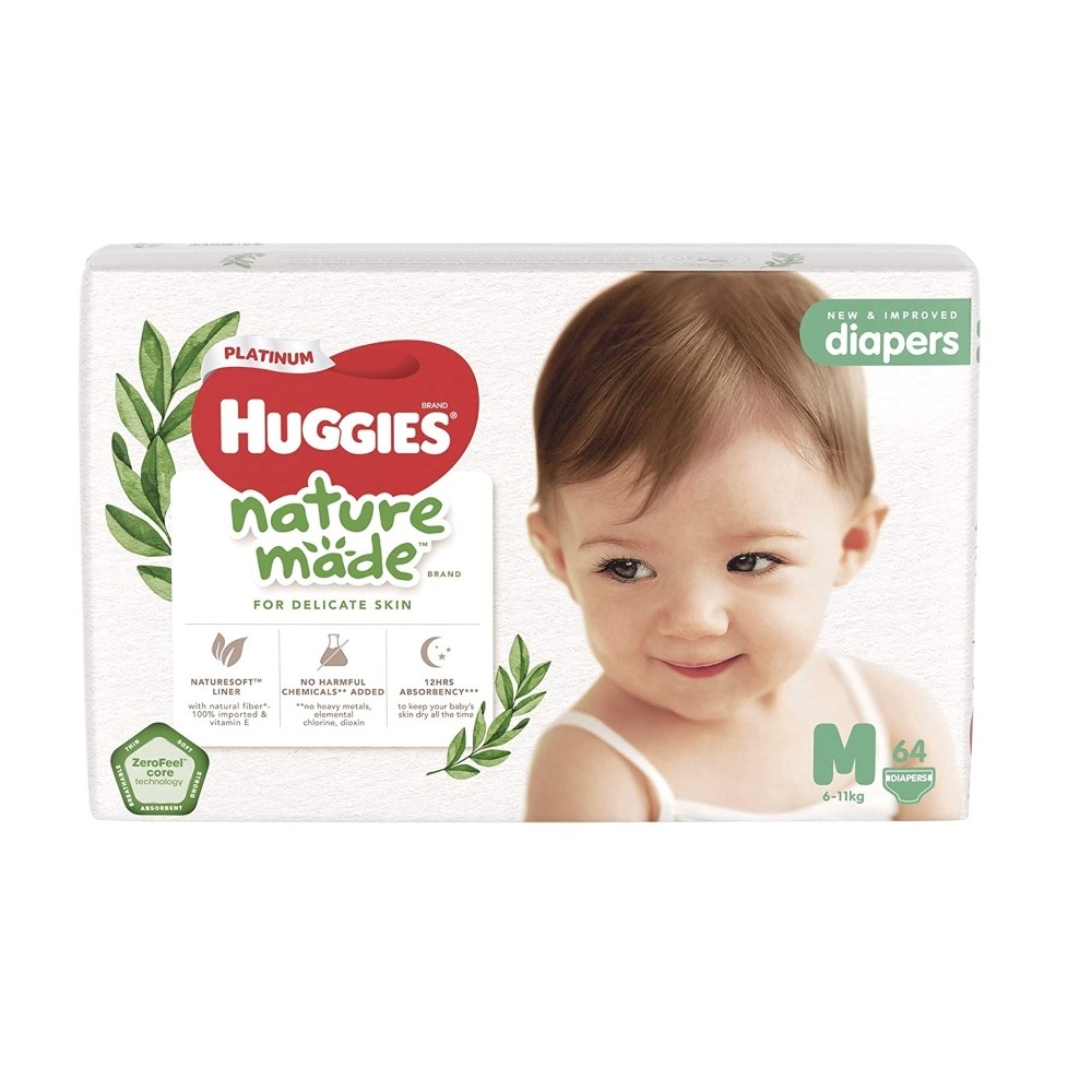 Huggies taped diapers store medium